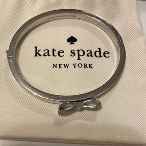 Kate Spade New York Bow Bangle, Silver